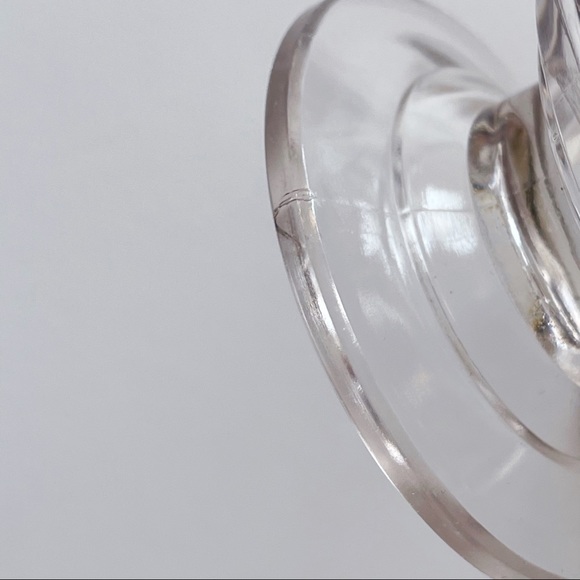 Vintage Scalloped Edge Clear Glass Mini Pitcher - Picture 5 of 16
